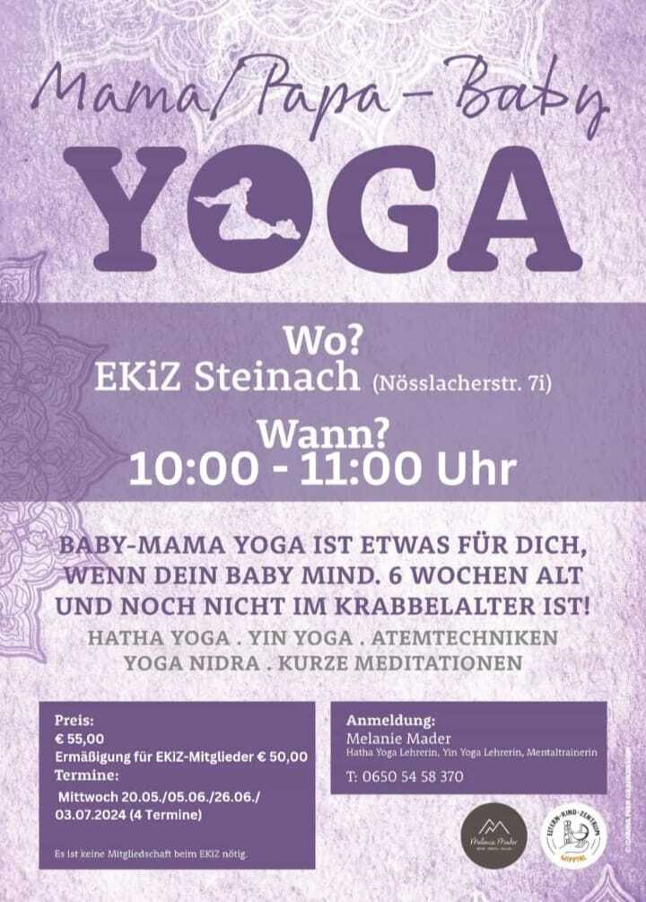 Flyer Ekiz Mama-Baby Yoga
